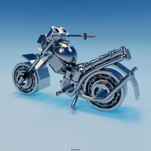 Motorrad Kunst Dekor Skulptur Spielzeug 3d print model - Mito3D