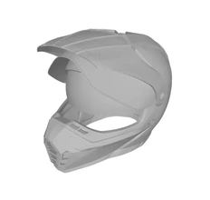 motocicleta capacete ícone 3d impressão modelo trio capacetes 3d print model - Mito3D