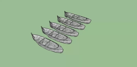 motorized lifeboats 3d printing model - threeding navy battleship navalship 3d print model - Mito3D