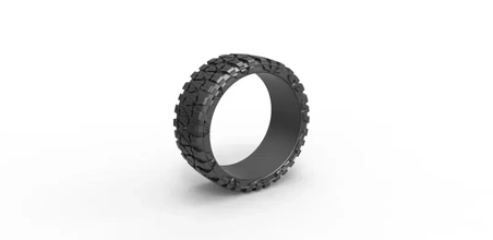 mud grappler nitto tire ring 3d printing model - threeding superswamper