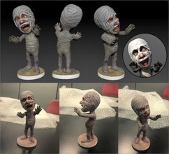 mummy art 3D printing model, file, printable design, 3d print, Mummy, 3d print model - Mito3D