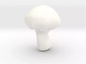 seta 3d impresión modelo trío hongos hongo venenosa setas 3d print model - Mito3D