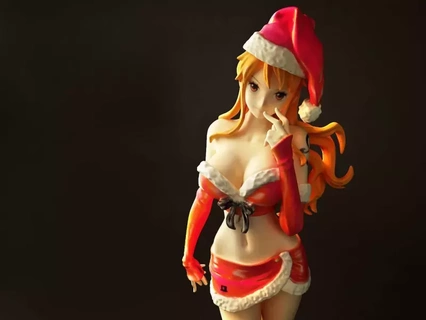 nami christmas one piece 3d model 3d printing model  3d model one piece nami christmas  3d print model - Mito3D