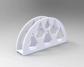 napkin holder 3d printing model - threeding 3d print model - Mito3D