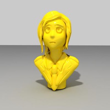 natalia pokl nskaia art 3D modelo de impresión, la impresión en archivo, imprimibles 3D, diseño 3d, Natalia Poklónskaia, meme,busto,chica,belleza,ucrania,ucraniano 3d print model - Mito3D