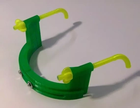 Hals Haar Trimmer leiten 3d Drucken Modell dreiding Schneiden Nacken 3d print model - Mito3D