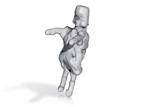 ned Kelly fijo 3d impresión modelo trío Australia esculturas figuritas australianos bandido guardabosques salteador caminos bandoleros 3d print model - Mito3D