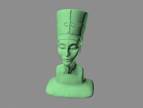 nefertiti art 3D modelo de impresión, la impresión en archivo, imprimibles 3D, diseño 3d 3d print model - Mito3D