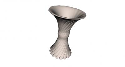 new vase art 3D printing model, file, printable design, 3d print, vase, florero, room, interrior, vases, flower, decoration,twisted,king 3d print model - Mito3D