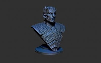 night king toys games & hobby game thrones white walkers tv series stl 3dmodel 3d printing emperor ancient miniatures figurines 3d print model - Mito3D