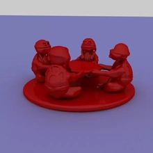 ninja turtles 3d printing model - threeding 3d print model - Mito3D