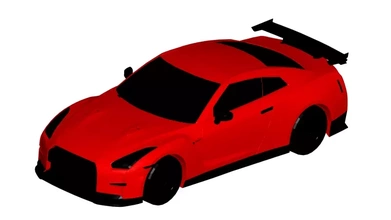 nissan gtr nismo 3d impressão modelo trio 3d print model - Mito3D