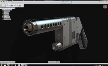nn-14 blaster pistol toys games & hobby 3D printing model, file, printable design, 3d print, NN-14 pistol,Rey blaster,starwars 3d print model - Mito3D