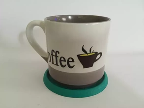 non-spill drinks coaster 3d printing model - threeding drink coffee tea 3d print model - Mito3D