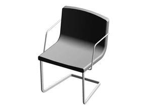 oficina silla 3d impresión modelo trío 3d print model - Mito3D
