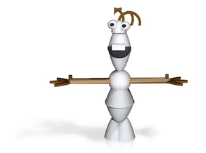 Olaf kardan adam dondurulmuş 3d baskı model üçleme Noel Elsa Anna film karakterler kış 3d print model - Mito3D