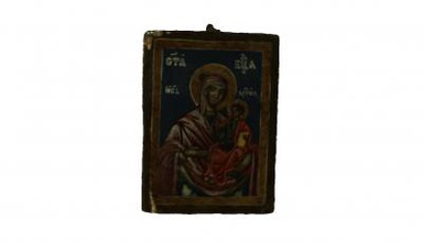 antiguo icono ortodoxo virgen santa niño antigüedades e histórico 3D modelo de impresión, la impresión en archivo, imprimibles 3D, diseño 3d, icono, santo, con niño, museo, pernik, exhibición 3d print model - Mito3D