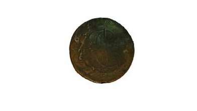 old russian coin 1777 antiques & historical 3D printing model, file, printable design, 3d print, Historical, Museum, Stara, Zagora, history, antiiques, Old, Russian, Coin 3d print model - Mito3D