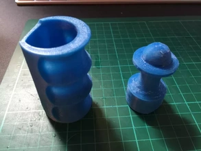 one-handed pill crusher 3d printing model - threeding medicine tablet medical medication disabled disability 3d print model - Mito3D