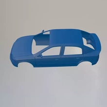 opel astra 4doors hatchback 3d printing model - threeding vehicle 3d print model - Mito3D