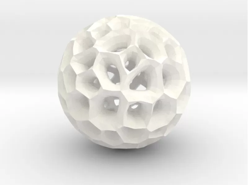 organik Voronoi küre 3d baskı model üçleme top 3D print model - Mito3D