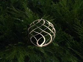 ornement Noël arbre 3d impression modèle trio 3d print model - Mito3D