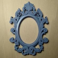 ornament frame 3d printing model - threeding decoration picture deco painting barocque 3d print model - Mito3D