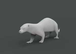 otter haiku 3d printing model - threeding animal 3d-printing 3d print model - Mito3D