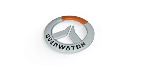 overwatch logo 3d printing model - threeding toy game emblem badge 3d print model - Mito3D