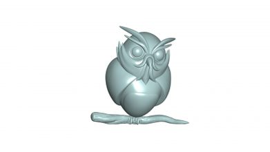 owl 3d model nature 3D printing model, file, printable design, print, OWL 3d print model - Mito3D