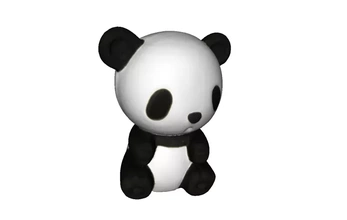 panda giocattolo 3d stampa modello treding animale passatempo gioco 3d print model - Mito3D