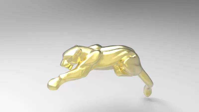 panther cartier style 3d printing model - threeding bracelet 3D print model - Mito3D