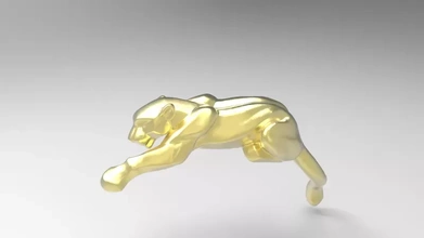 panther cartier style 3d printing model - threeding bracelet cartier panther 3d print model - Mito3D