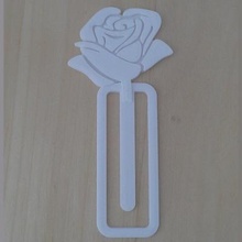 papier agrafe Rose Bureau jardin 3D impression modèle fichier imprimable conception 3d signet 3d print model - Mito3D