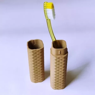 parametric toothbrush holder 3d printing model home case teeth brush clean bathroom accessory tootbrush 3d print model - Mito3D