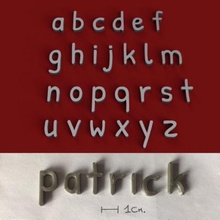 Patrick küçük harf 3d harfler stl dosya 3D baskı model yazdırılabilir tasarım Yazdır yazmak alfabe 3dletters mektuplar 3dprint 3dmodel 3d print model - Mito3D