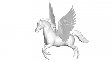 Pegasus doğa 3D baskı model dosya yazdırılabilir tasarım 3d Yazdır 3d print model - Mito3D