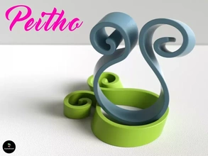 peito 3d baskı model üçleme yüzük komik hediye yüzükler eğlence sarmal organik kolay Yazdır hızlı 3d print model - Mito3D