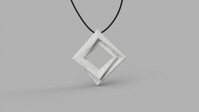 pendant v1 3d model fashion 3D printing model, file, printable design, print, jewelry, pendant, style, 3D print model - Mito3D