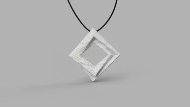 pendant v1 3d model printing - threeding fashion jewelry 3d-print style 3d print model - Mito3D