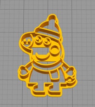 peppa pig - cookie cutter home office & garden 3D printing model, file, printable design, 3d print, peppapig, cookie, cutter, cooking, pig, animal, cartoon, 3d print model - Mito3D