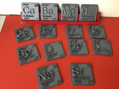 periodische Tabelle der Elemente des s-Blocks Chemie - stl-Datei Wissenschaft 3D-Druck-Modell, 3D-Druck-Datei, 3D-druckbares Modell, 3D-Druck, design, 3d-drucken, Periodictable, element, chemisch, Chemie, symbol, 3dmodel, 3dprint, block, chemicalelement, atomicnumber, atomicmass, Metalle, Metall, periodictableofelements, Blöcke, Schule, Wissenschaft, andere, Symbole 3D print model - Mito3D