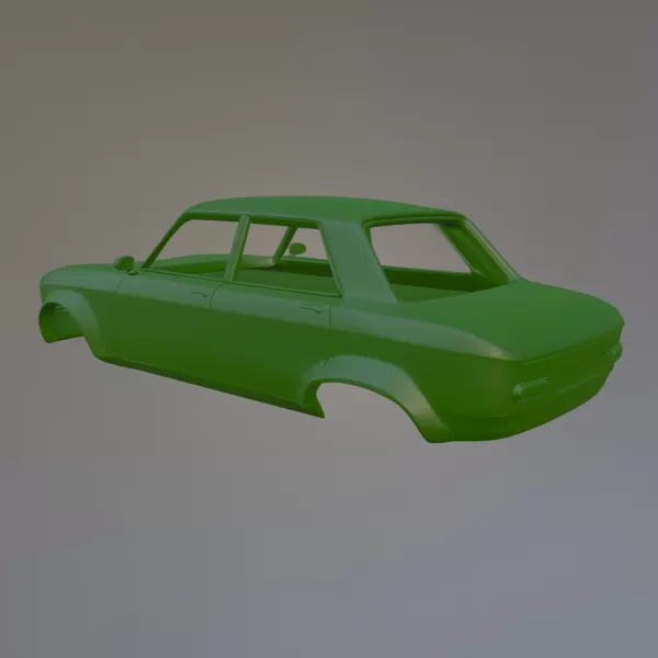 peugeot 204 berline custom 3d printing model - threeding vehicle 3D print model - Mito3D