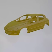 peugeot 308 3d printing model - threeding vehicle 3d print model - Mito3D