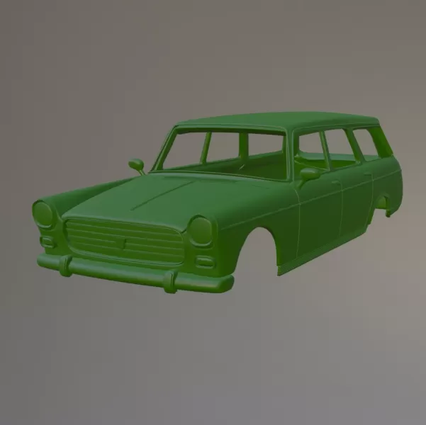 Peugeot 404 3d impressão modelo trio 3D print model - Mito3D