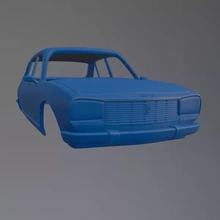 peugeot 504 3d impresión modelo trío vehículo 3d print model - Mito3D