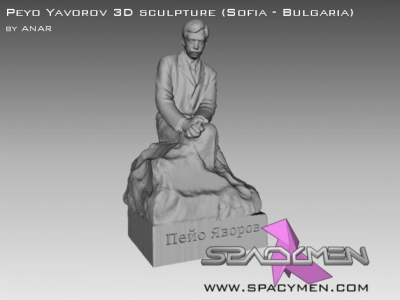 peyo yavorov 3d heykel Sofya Bulgaristan Sanat 3D print model - Mito3D
