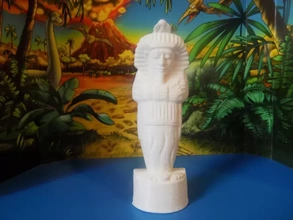 pharaon 3d printing model - threeding statue pharao 3d print model - Mito3D