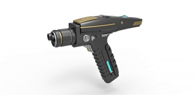 phaseur pistolet étoile randonnée Découverte tv séries jouets Jeux loisir blaster laser Starfleet Star Trek cosplay soutenir réplique jouet 3D print model - Mito3D