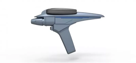 phaseur type ii film étoile randonnée iii chercher spock 1984 3d impression modèle trio militaire arme jouet imprimable pistolet Star Trek scifi cosplay blaster 3d print model - Mito3D